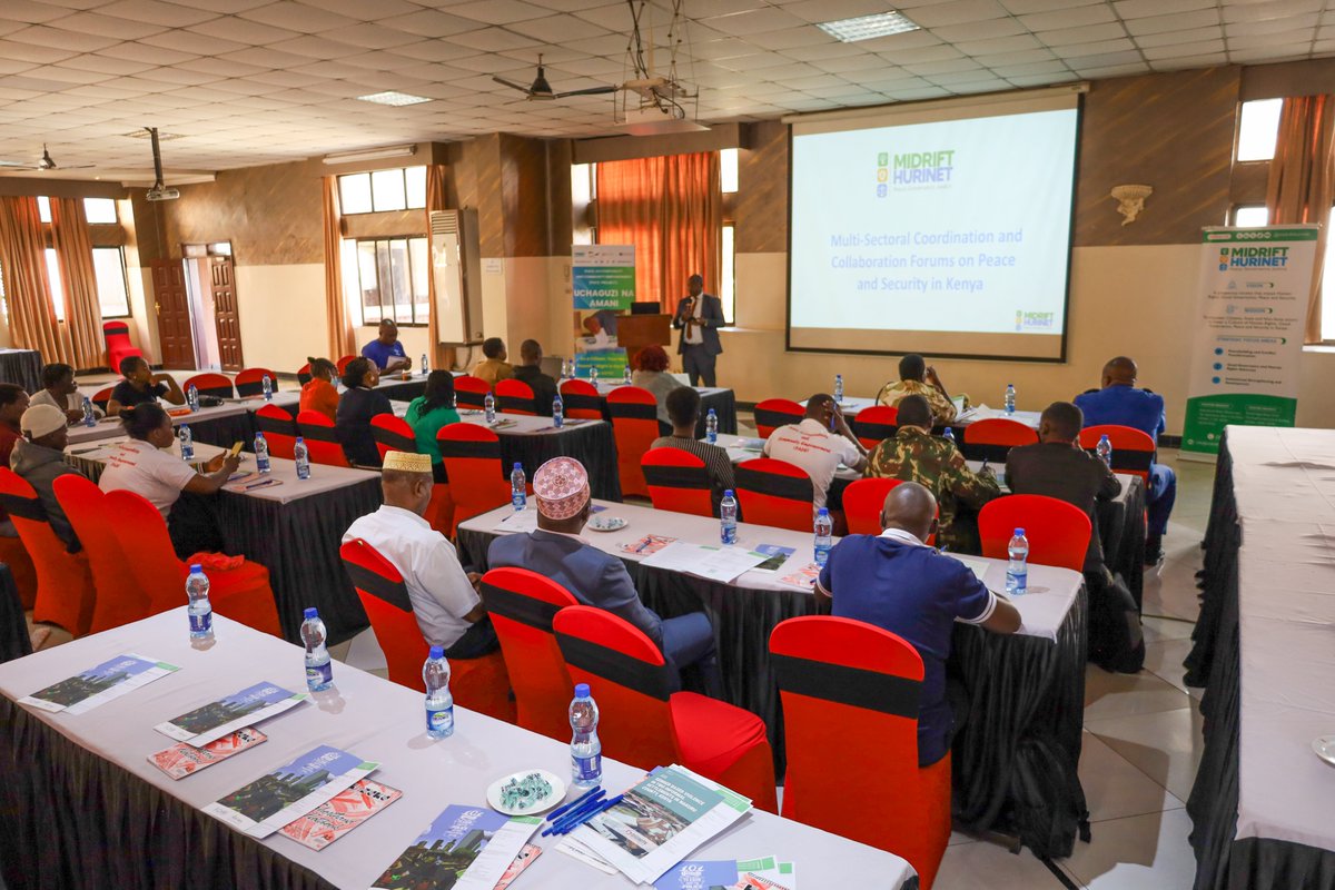 Midrifthurinet's tweet photo. With support from the Civil Peace Service (CPS) of GIZ, @Midrifthurinet’s Multisectoral Coordination and Collaboration Forum on Peace and Security, targeting participants from Nakuru Town East and Nakuru Town West, adopts a strategic, collaborative communication approach to strengthen community resilience through dialogue, shared responsibility, and youth-led engagement.

Gathering National Government Administrative Officers ( @ngaosKE  ) representatives, Sub-County security committees, Media practitioners, county officials, Youth champions, peace actors, and community members, the forum addresses real governance and security gaps, from delayed risk detection and fragmented stakeholder coordination to low youth participation, weak reporting cultures, and trust deficits between institutions and citizens.

Through clear messaging and inclusive participation, the engagement emphasizes establishing an election-focused Early Warning Early Response (EWER) mechanism, improving information sharing, and expanding youth-friendly reporting platforms that empower young people to advocate for peace, accountability, and electoral reforms.

By shifting from reactive crisis management to preventive, community-driven approaches, the forum positions communication as a tool for peacebuilding, building credibility, and encouraging consistent public engagement that leads to increased awareness, responsible civic action, and measurable improvements in conflict reporting and response.

This collaborative process promotes a culture of transparency, security, and community ownership, where youth voices are recognized as key contributors in shaping a more peaceful, accountable, and participatory electoral environment across Nakuru County.

@zfdnews  @NPSOfficial_KE @APSKenya @InteriorKE
