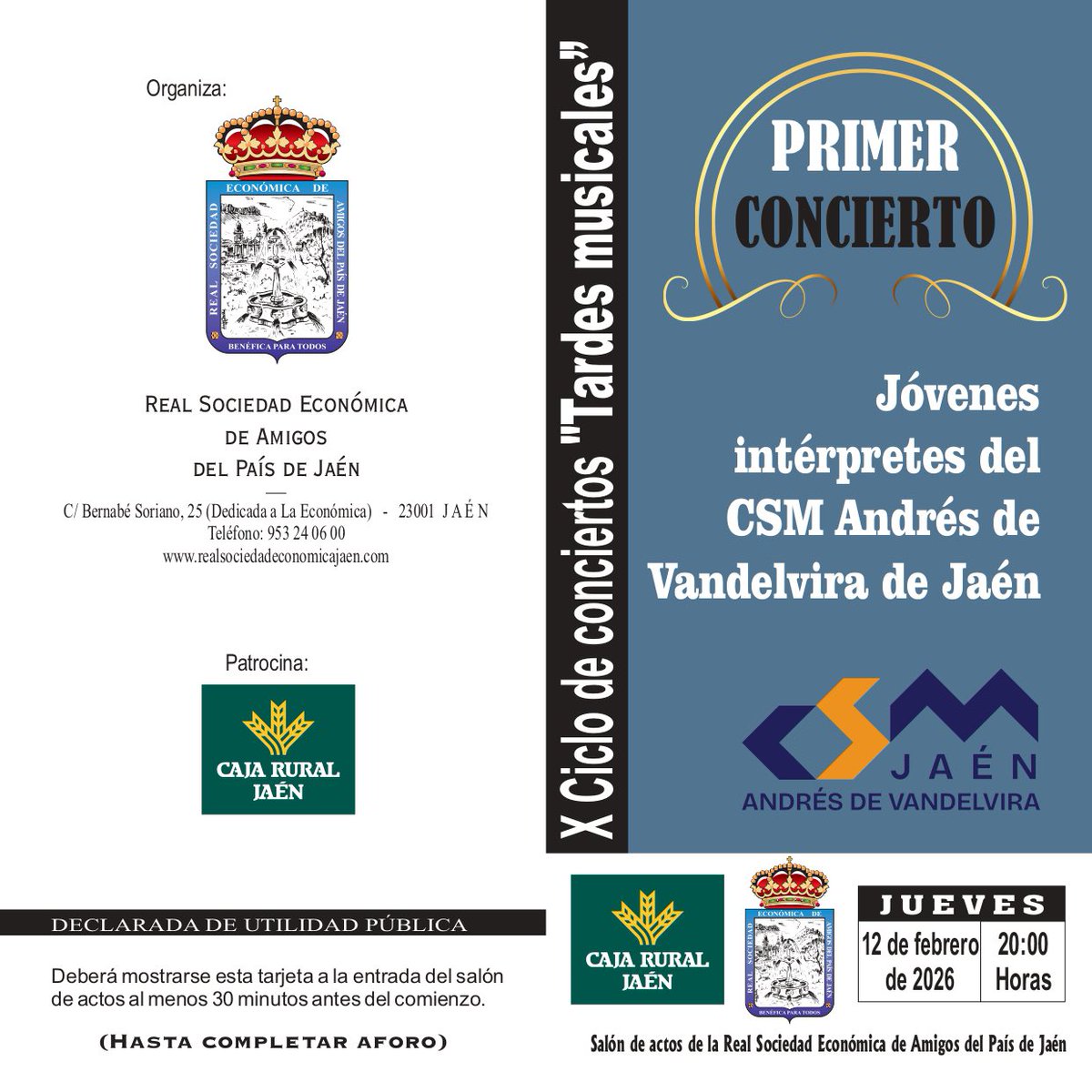 CSM Andrés de Vandelvira de Jaén tweet media