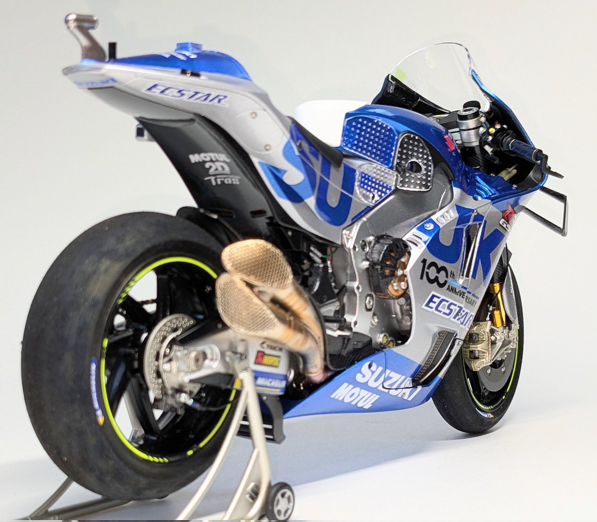 satopla26's tweet photo. #バックショットグランプリ
#GSXRR
#タミヤ
#バイクプラモ盛上げ隊 https://t.co/UjbxNF4IkF