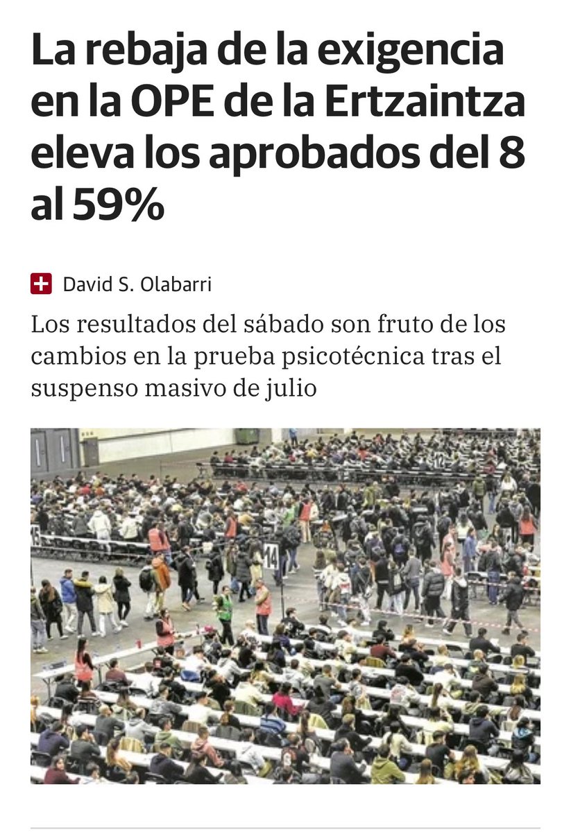 La solución no era tener mejores agentes de la <a href="/ertzaintzaEJGV/">Ertzaintza</a> sino tenerlos más tontos. Todo bien en el paraíso.