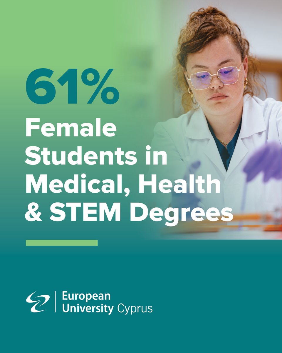 EuropeanUniCy's tweet image. Empowering women and girls in science strengthens research and accelerates innovation. On the International Day of Women and Girls in Science, European University Cyprus reaffirms its commitment to inclusive education, research, and academic excellence for all.

 #EUC