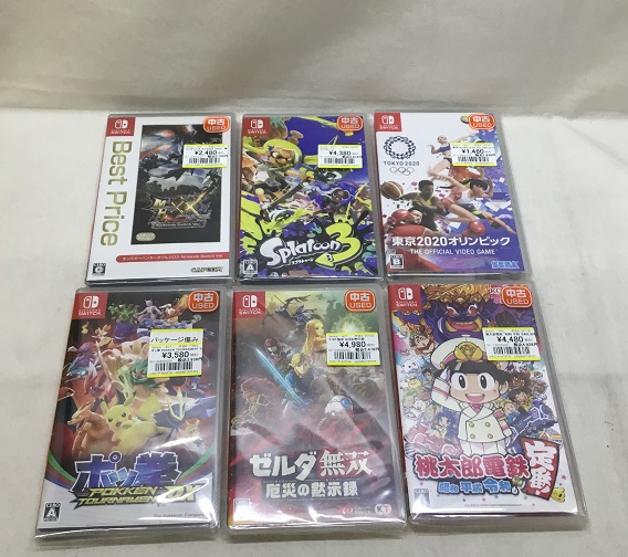 SWitchのソフト買い取りました! ｢#ゼルダ無双 厄災の黙示録」 ｢#スプラ