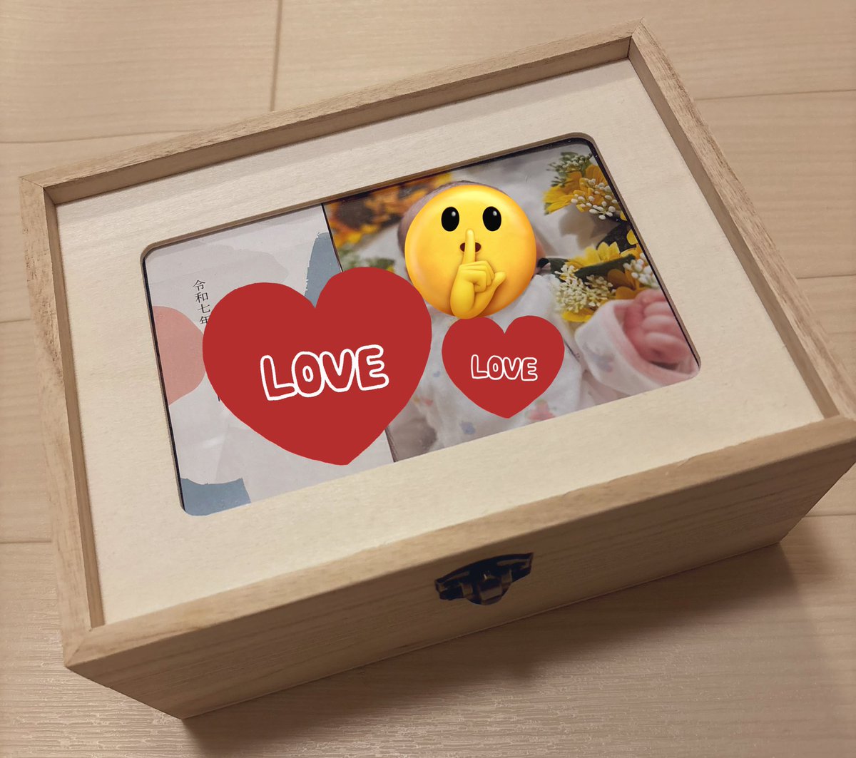 生後5ヶ月経ったけど、やっと娘のメモリアルボックス作った