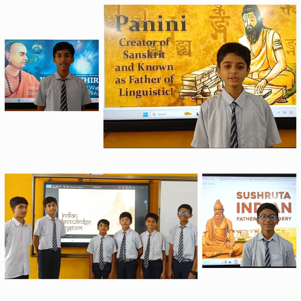 Day:3

Under Indian Knowledge Systems (IKS), *"““Indian Knowledge Pioneers &amp; Contributions Presentation under IKS””"* activity was conducted at PM SHRI School JNV Khammam, Promoting value-based learning aligned with NEP 2020.