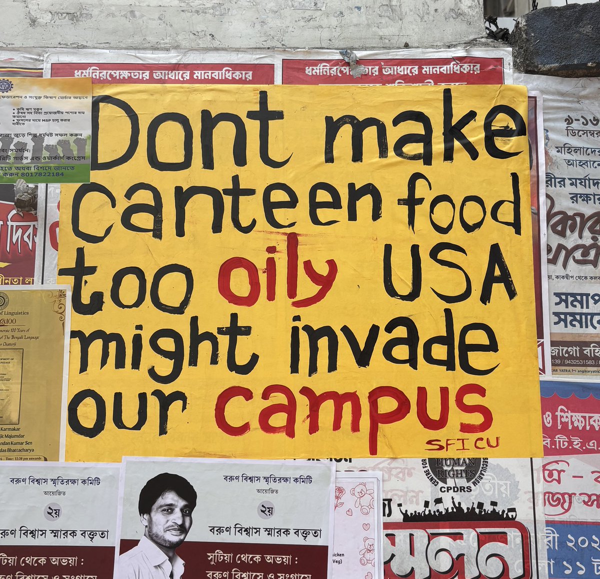 Outside Calcutta University