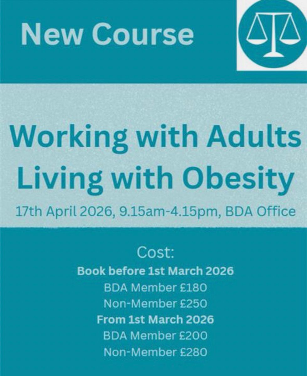 BDA Obesity Group tweet media