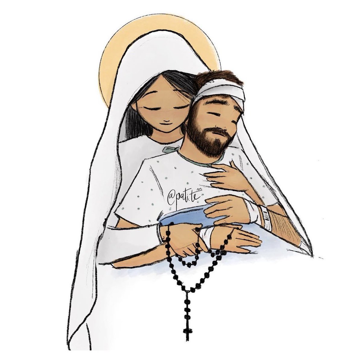 Nuestra Señora de Lourdes, salud de los enfermos, ruega por nosotros.