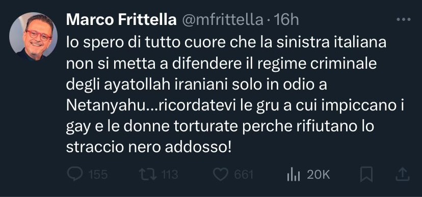TheCitizensCane's tweet photo. Tranquilli, tra un po' il nostro eroe dirà che gli hanno hackerato il profilo.
#Israel_Enemy_of_Humanity
#IsraelTerroristEntity
#UkraineTerroristEntity
#RAImerda
#ukronazi
#sionazi
https://t.co/Ue5toF9Hzo https://t.co/Q2Hy3wnS5F