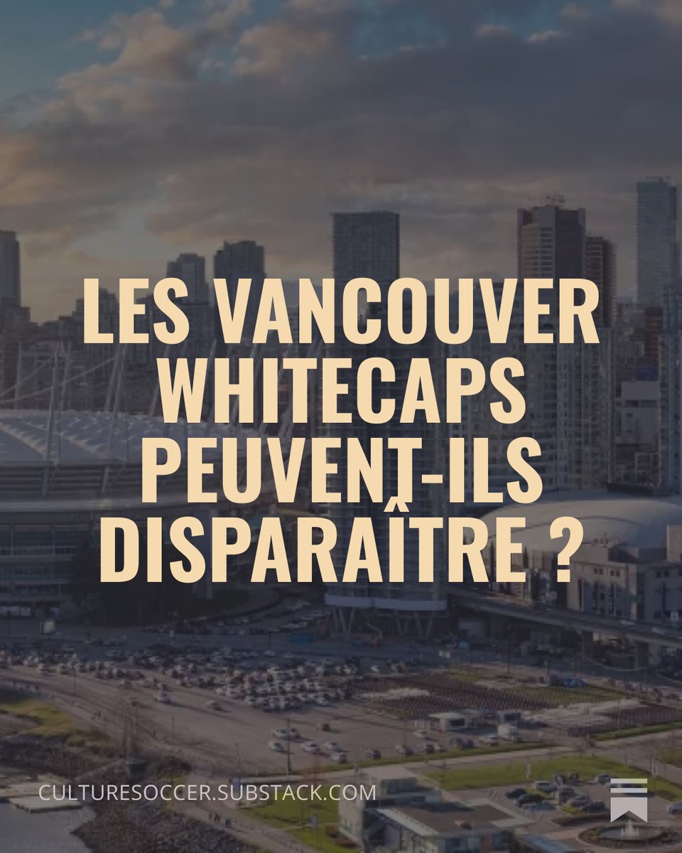 La newsletter Culture Soccer : un article chaque semaine, sur l'actualité du soccer 🇺🇸🇨🇦

Cette semaine nous allons à Vancouver, où la possibilité d'un déménagement des #Whitecaps inquiète. 

Pourtant en MLS, les relocalisations sont peu nombreuses 👇
open.substack.com/pub/culturesoc…