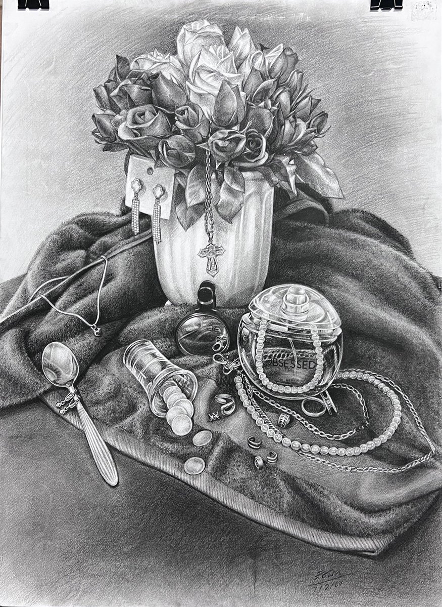 ‼️🖼️sell ‼️
สมทบทุนการศึกษาเจ้าของแอค🥹
-2000฿ 
-ขนาด 56*76
แนวคิด
-ใช้ของรอบๆตัวสื่อถึงสถานะความเป็นอยู่ ณ ตอนนั้นว่า ใช้อะไรอยู่ยังไง ถึงโดยรวมจะดูดีแต่สั่งเกตุดีๆก็มีแต่ของราคาถูกๆ ขนาดเงินยังเป็นเหรียญบาทเลย ดอกไม้ก็แบบถูกๆที่จะมีเบี้ยวบ้างช้ำบ้าง #rtxxdm #art #dm