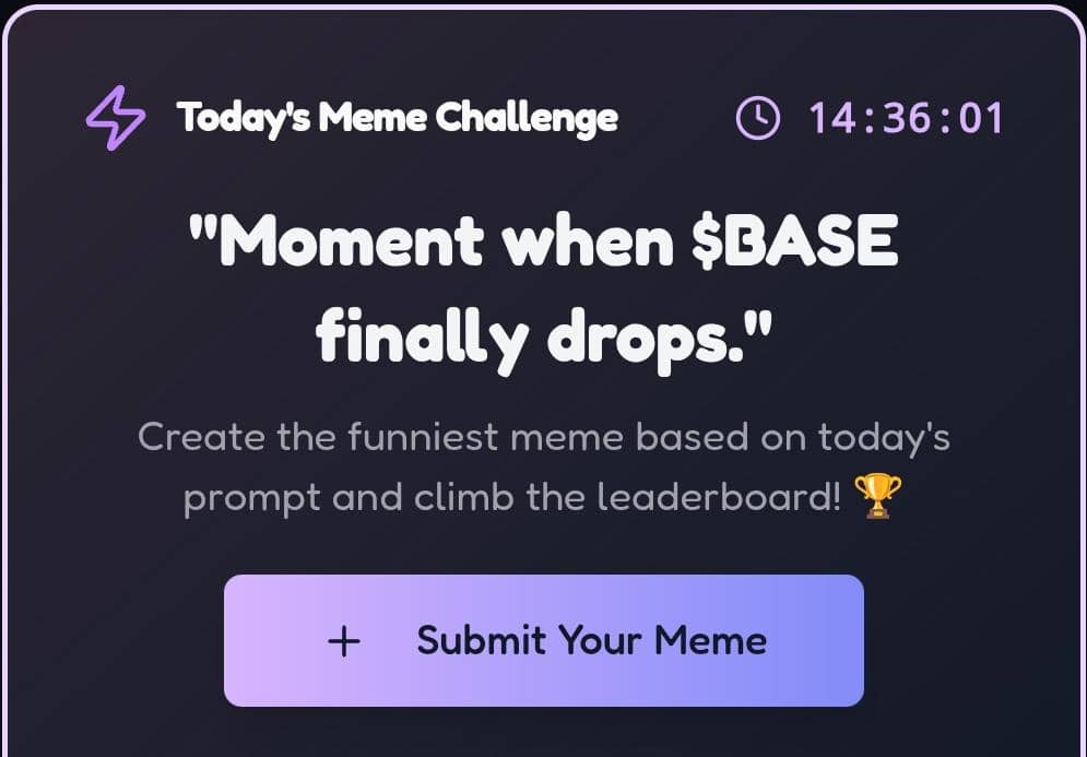 memedottfun's tweet photo. So $BASE are still exploring a network token, drop your memeactions 😅

→ https://t.co/2GwtM7VKSR https://t.co/0ql6uXbicI