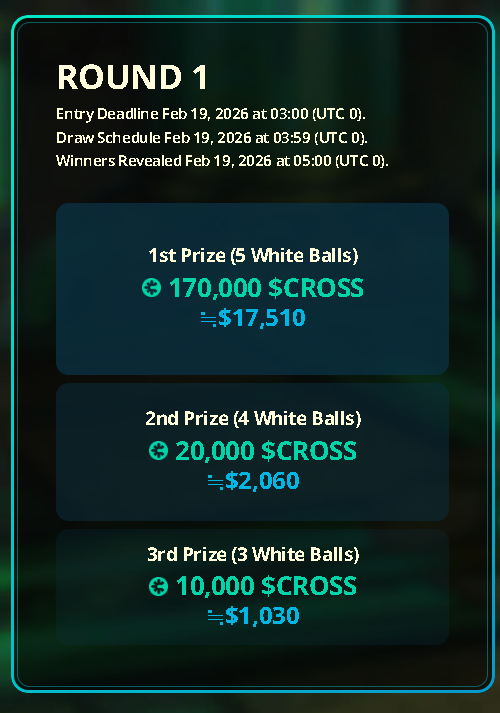 twistedfries7's tweet photo. New game with $CROSS Raffle event, check here https://t.co/PUmE3owngL

Pre-register here https://t.co/7shBZ65IeA https://t.co/rCwcU1ul6s