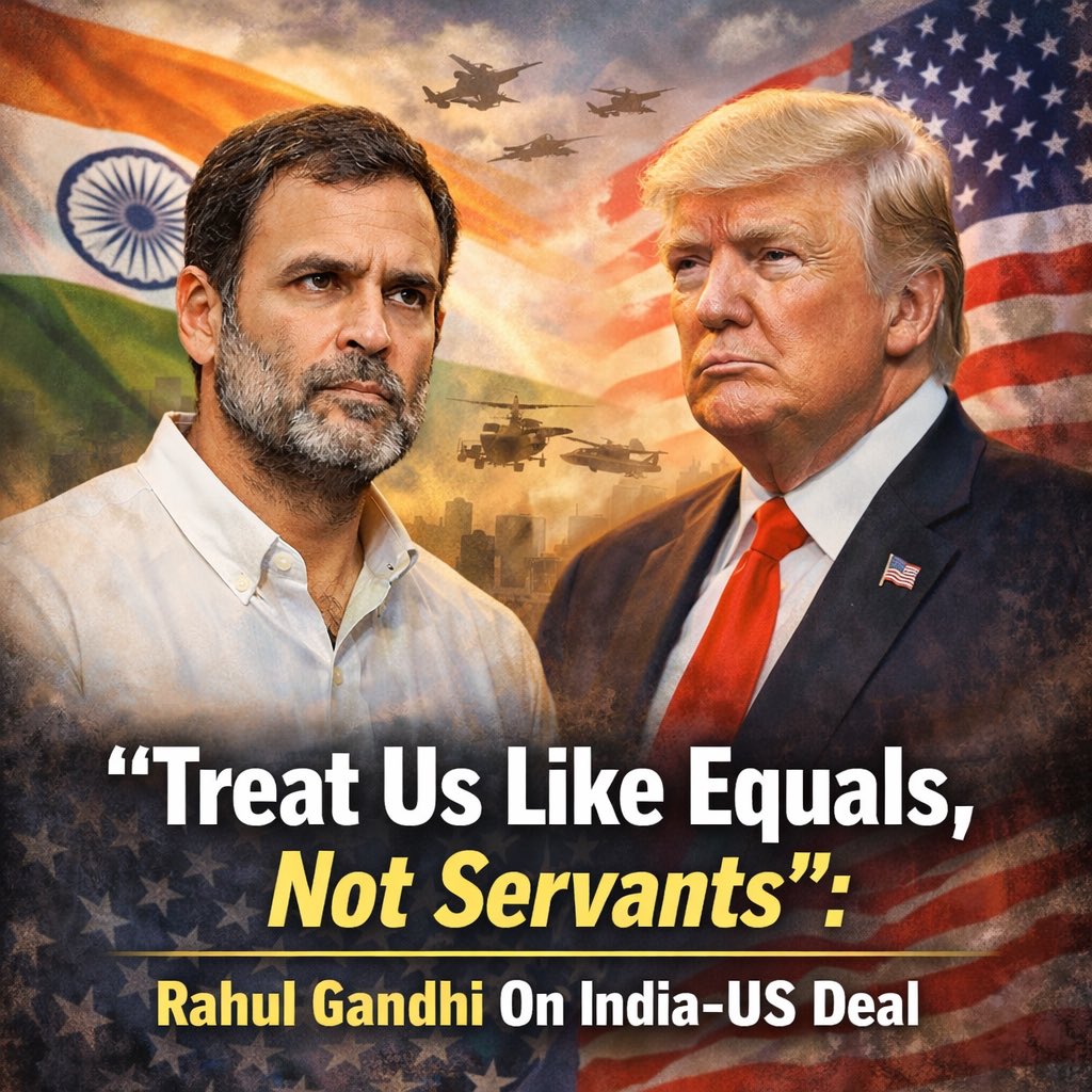 India bloc could have asked Trump to "Treat Us Like Equals, Not Servants": Rahul Gandhi On India-US Deal.