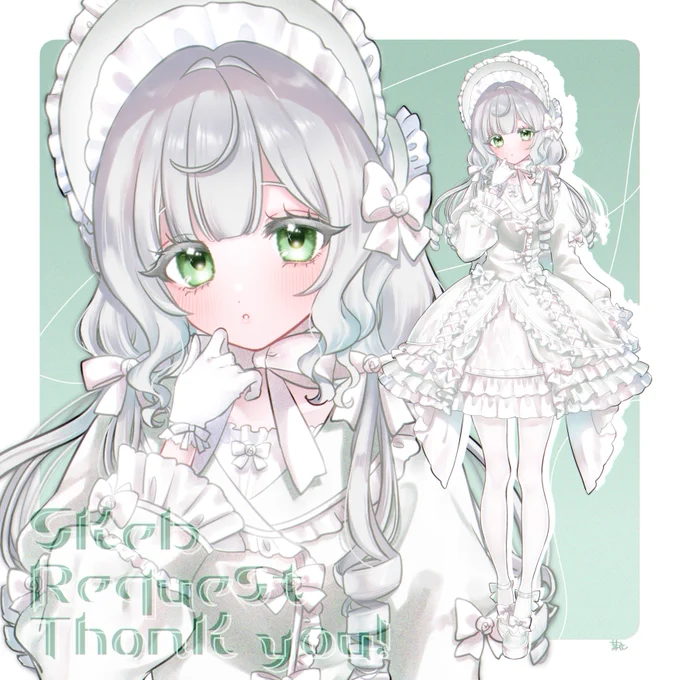 Skebリクエストありがとうございました とある幸せな家族の話HO4のロリータ妹ちゃんです #Skeb #Commission