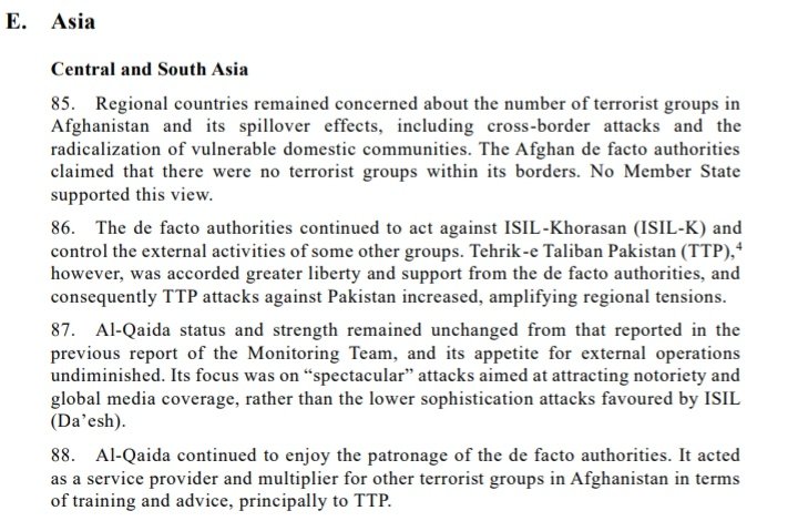 Developing News : Afghanistan is a Terrorist Safe Heaven UN Security Council Monitoring Report rai...