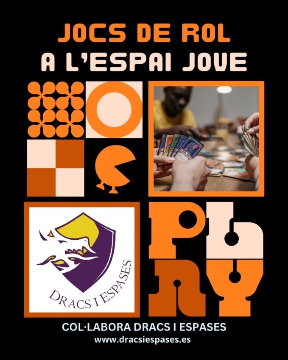 Este mes tenemos doble sesión de rol en el Espai Jove de Catarroja.
Ayer tuvimos una sesión de aventuras donde disfrutamos de DnD 5.0 y la siguiente sesión será para el Martes 24 de Febrero.