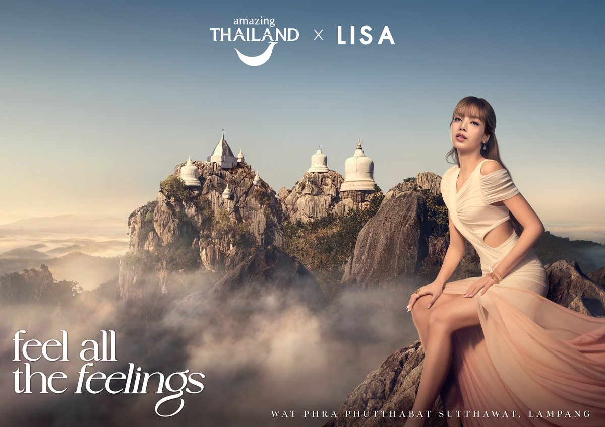 Feel wonder at Wat Phra Phutthabat Sutthawat, Lampang.
Sky-high white pagodas appear to float above the clouds,
drawing you upward with unwavering faith.
With each step, the world below fades
until the beauty before you becomes the reward,
healing the soul and easing the weight