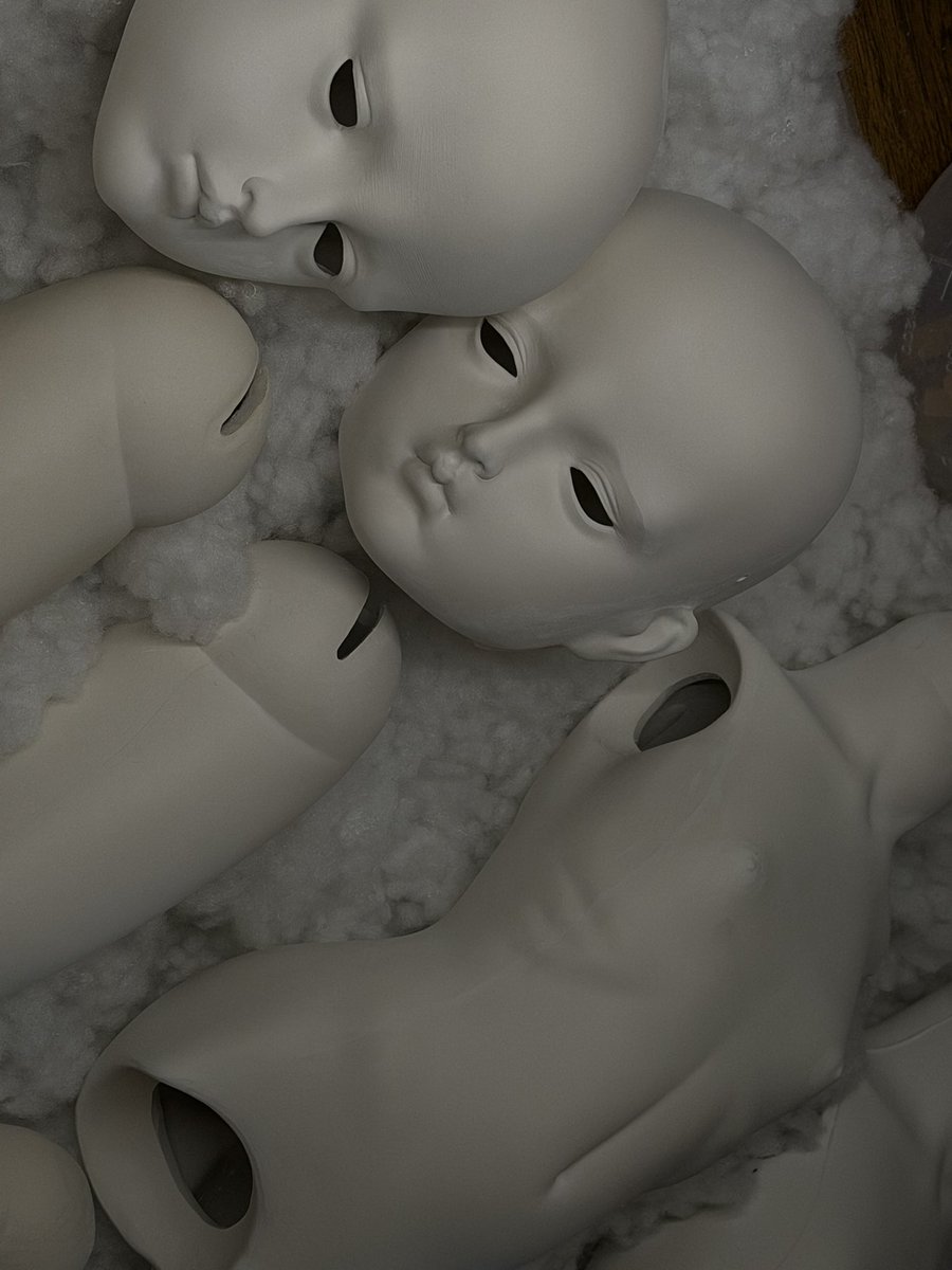 修完了✌️至于打磨～素烧后我们开始🥰