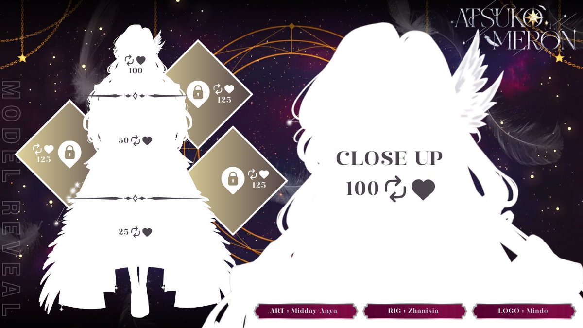 【✨RE-MODEL REVEAL🦅】

From a fledgling to the sky above
จากลูกนก… สู่การโบยบินอย่างสง่างาม

Model:
<a href="/Mrs_Midd4y/">Midd4y 🩵move to Bsky</a>

Rig:
<a href="/zhanisia/">Zhanisia 🏳️‍🌈 แซน 🏳️‍🌈 Live2D Rigger</a>

Logo :
@.Memind My

🩷 + 🔄 to witness my rebirth

#AtsukoMeron #Vtuber #VtuberTH #ModelReveal #ReDebut #VtuberUprising #SRVProject