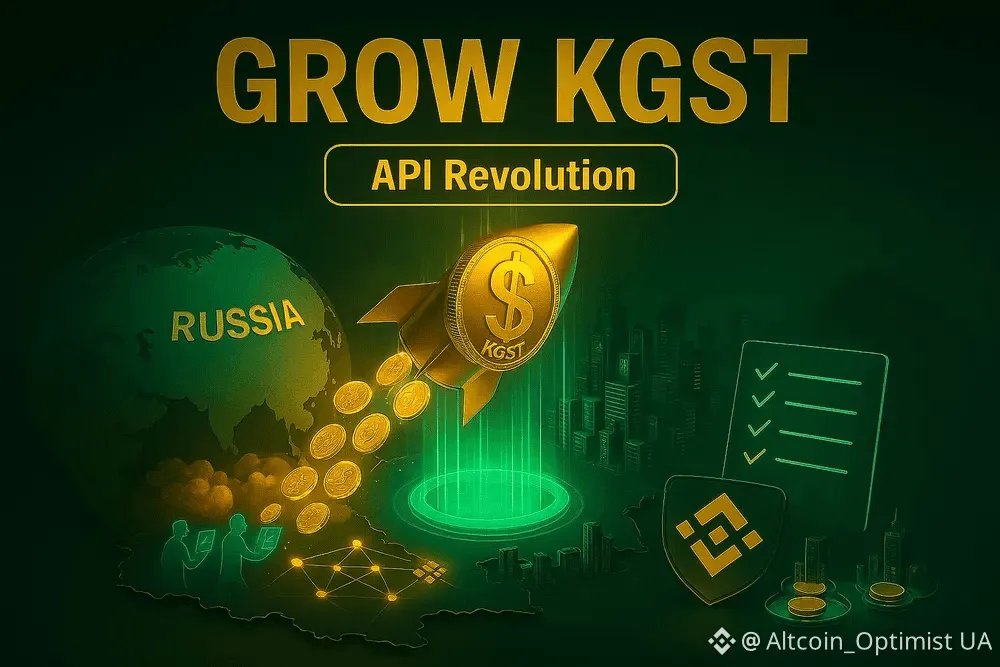 $KGST: 10X OR STAGNATE?
KGST: FROM NICHE TO 50M CAP

$KGST holds the som peg but sits near 100K daily volume. That can change fast. 

3 moves:
Remittance API Russia→Kyrgyzstan
BNB DeFi with real yield
Local bank cards + SMS top ups

 #Stablecoins   <a href="/cis_binance/">Binance CIS</a>