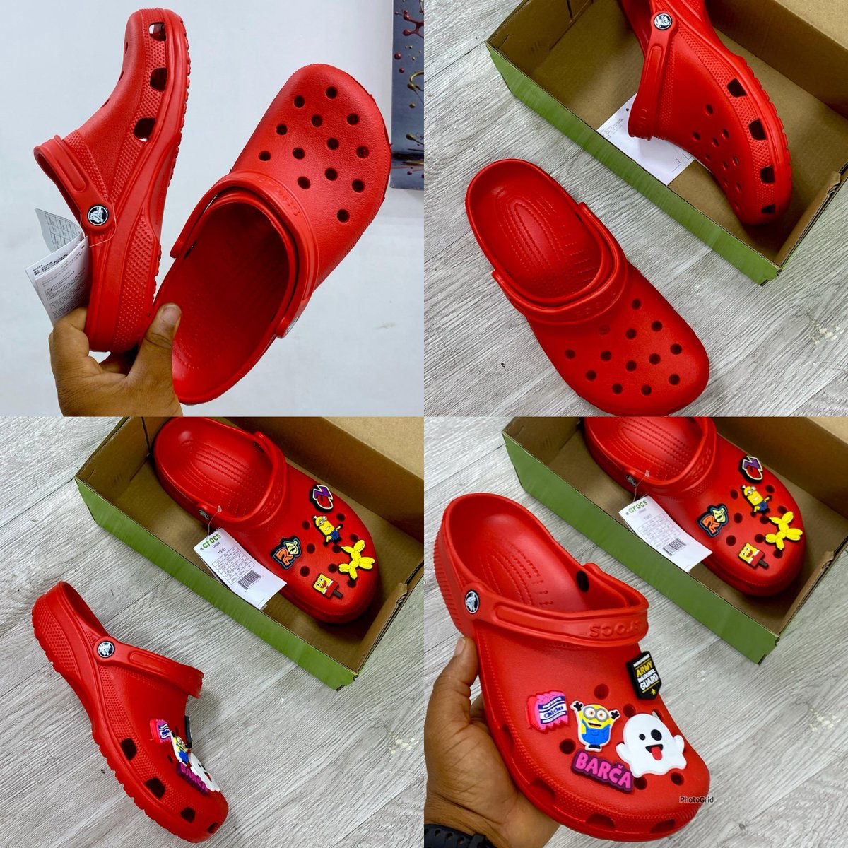 Classic Crocs — all-terrain
Best quality • Comfortable everyday wear

Price: ₦24,000
Sizes: 37–45
Crocs box: ₦1,000
Jibbitz: ₦300 each

DM to order 📦