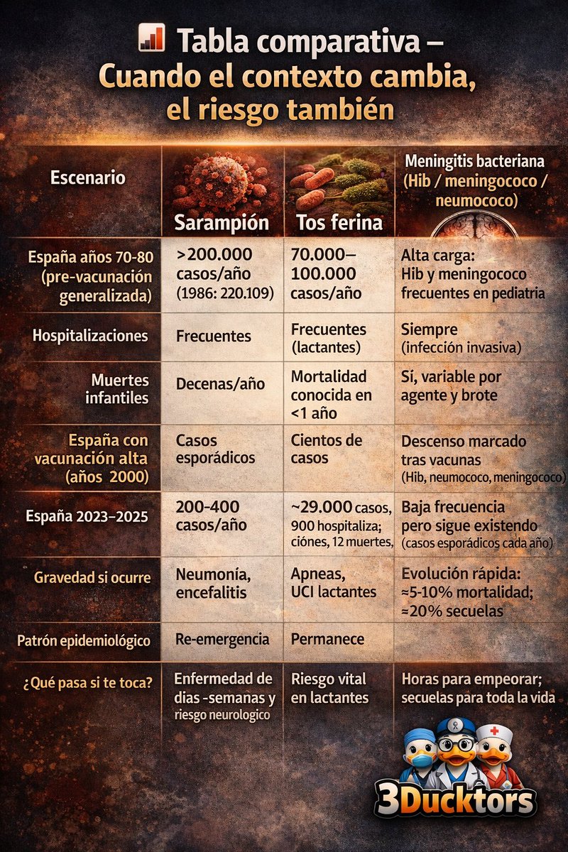 Ikedur's tweet photo. Has decidido no vacunar: riesgos reales que asumes en 2026. Las enfermedades prevenibles vuelven cuando baja la cobertura. No es una decisión neutra. Lee el análisis con datos: https://t.co/7rrtph6MWG

#vacunación #saludinfantil #prevención #epidemiología #riesgoreal https://t.co/Toay4jcVuB