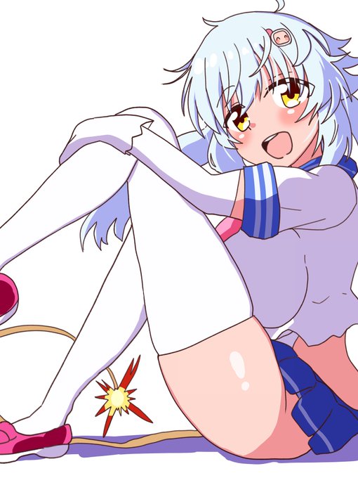 ないすぅさんのリクエストでボンバーガールのシロを描きました 