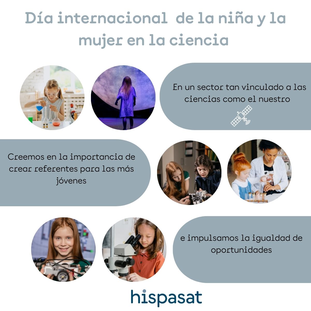 #DíaInternacionaldelaMujerylaNiñaenlaCiencia 

👭 El trabajo de las 𝗺𝘂𝗷𝗲𝗿𝗲𝘀 𝗲𝗻 𝗹𝗮 𝗰𝗶𝗲𝗻𝗰𝗶𝗮 ha transformado nuestro día a día y seguirá transformándolo todo en el futuro.