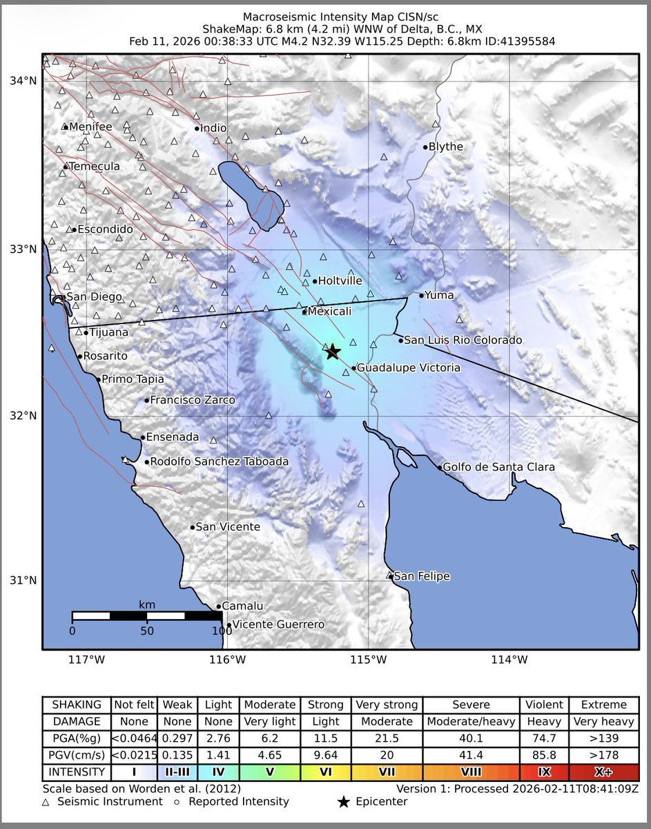 USGS ShakeAlert tweet media