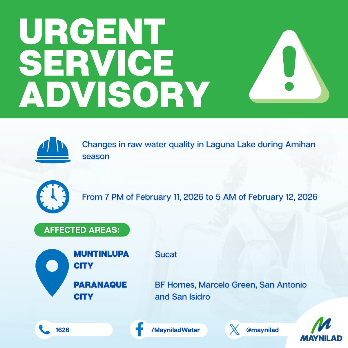 Maynilad Water Services, Inc. tweet media