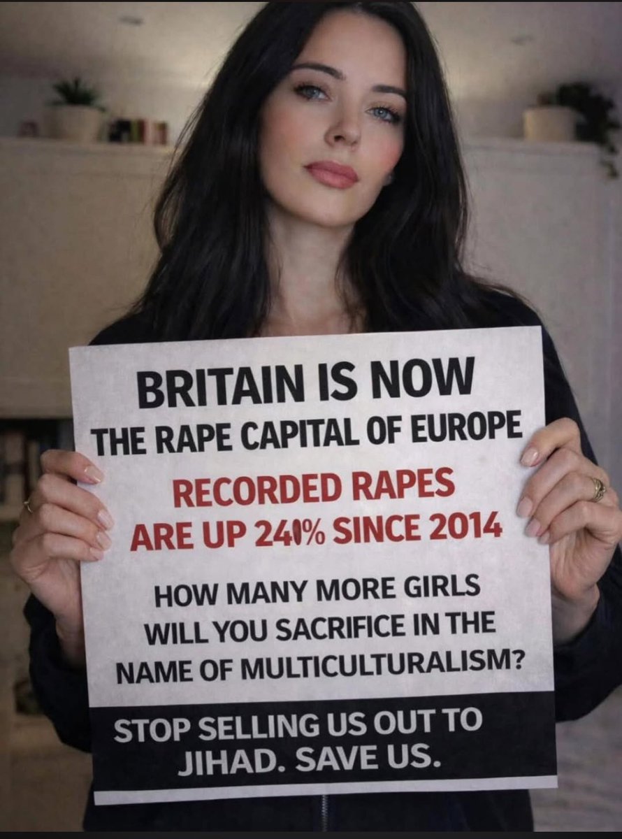 #Repost

THIS IS NOT JUST HAPPENING IN BRITAIN BUT IN FRANCE, SWEDEN, GERMANY, ITALY, CANADA, AMERICA AND IN EVERY WESTERN COUNTRIES WHERE THE AGENDA OF UNRESTRAINED IMMIGRATION IS HAPPENING. This dark wicked agenda of unrestrained legal and illegal immigration undermine our