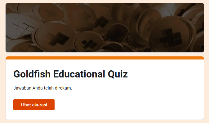 dutadrops's tweet image. "Update Goldfish Airdrop"

• Link airdrop : leaderboard.goldfishgold.com/?ref=LSkCgfGQ
• Link quiz : docs.google.com/forms/u/0/d/e/…
Goldfish Educational Quiz Answer : B C B B C

#GoldFish @goldfishggbr