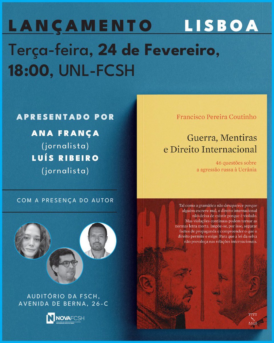 Façam favor de tomar nota. No dia em que se vão completar quatro anos sobre a guerra que Trump garantiu que com ele acabaria em 24 horas, lançamos um livro essencial para a compreender melhor. Já disponível em zigurate.pt/diplomacia