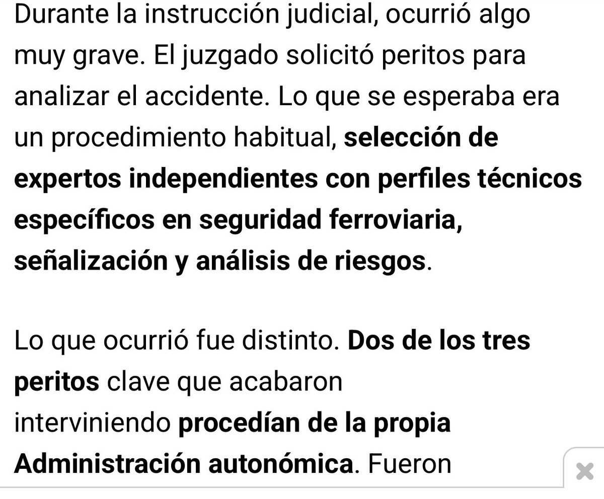 En el juicio del accidente del Alvia en Galicia, Feijóo colocó a dos peritos que no eran expertos para que elaborasen un informe donde solamente se culpase al maquinista. 

Uno de ellos, directamente plagió otro informe. 

Lo escribí aquí : infolibre.es/opinion/plaza-…