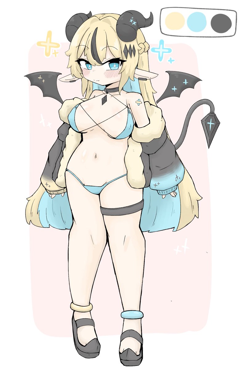 skebの依頼でキャラデザをしました!!! 