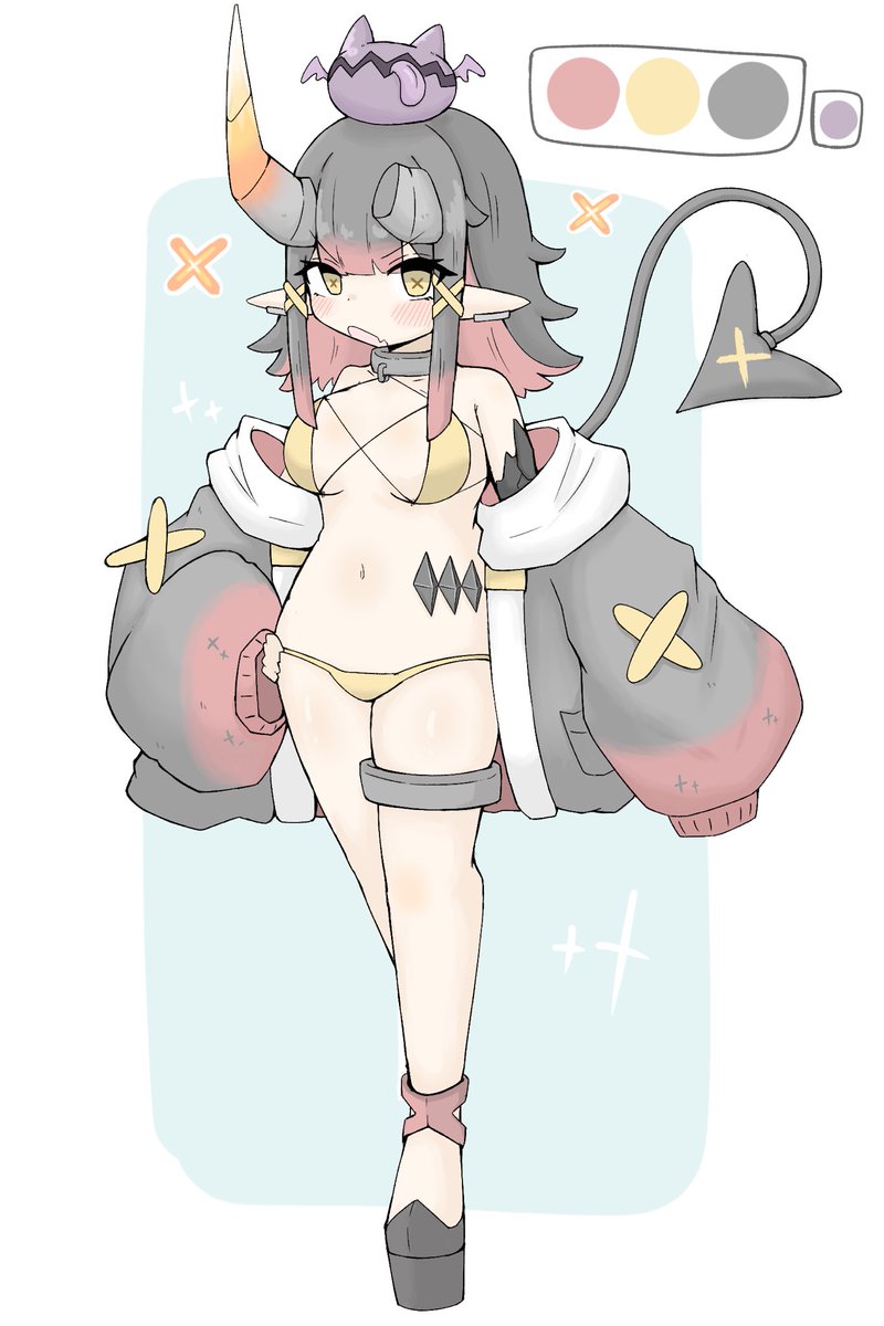 skebの依頼でキャラデザをしました!!! 