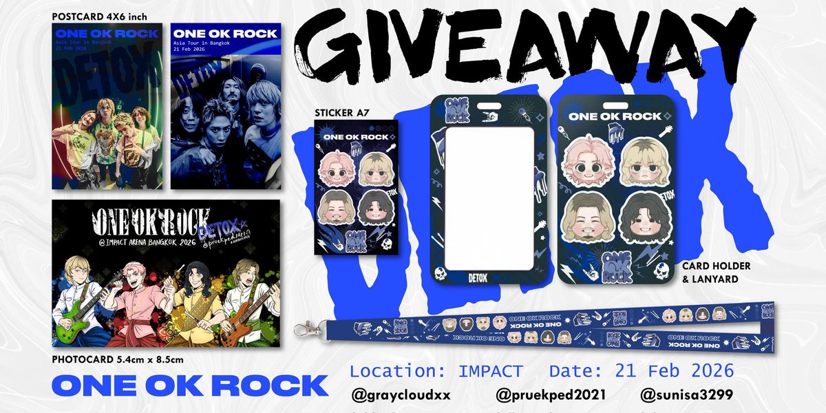 pruekped2021's tweet photo. GAW #OORBKK2026
📍 Impact Arena, Pillars 7–8

💌 Card Holder &amp; Lanyard – 50 sets
💌 1 set = Everything shown in the sample photo
👊🏻 Limited to 1 set per person

Rules in comment‼️ https://t.co/erhtd4LGpu