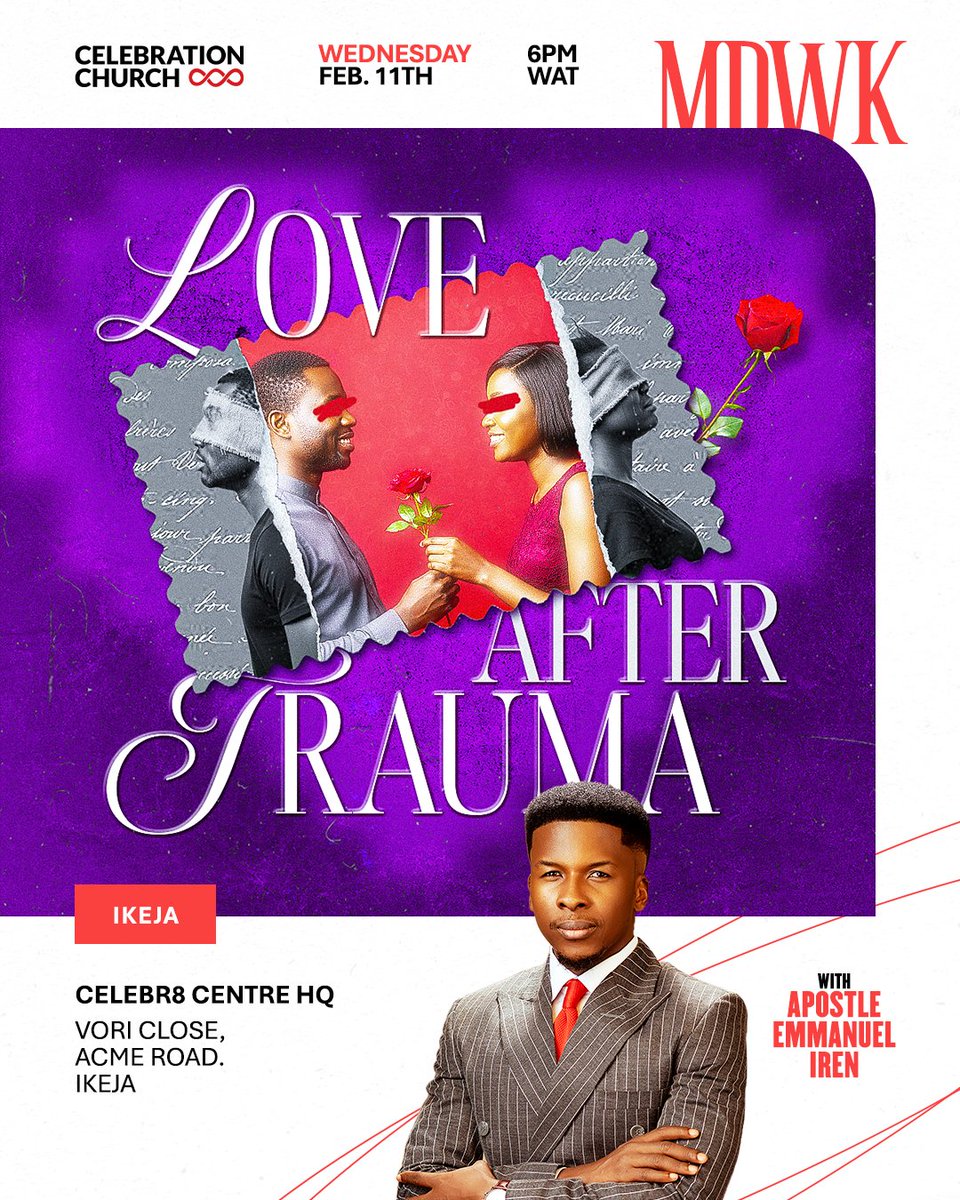 Love is beautiful, but sometimes it leaves scars, disappointment, betrayal, and wounds that won't seem to heal. Yet God never designed love to break you.

Tonight, we're gathering for Love After Trauma, a safe space to bring your broken pieces, encounter God's healing power, and