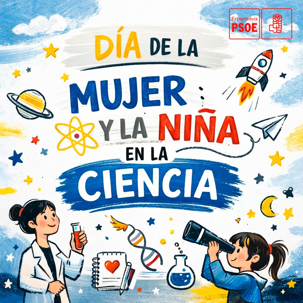 👩‍🔬La #Ciencia al servicio de la igualdad y el progreso

🚀Mujer y ciencia como binomio imparable para seguir reduciendo #BrechasDeGénero

🔬Redoblar esfuerzos en I+D+i frente a los recortes: solo representa 0,8% del presupuesto total #Extremadura

#WomenInScience
#GirlsInScience