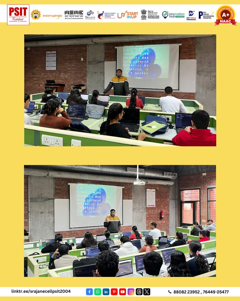🚀 Exploring the future of technology through Generative AI at PSIT Kanpur! 🤖✨
#PSITKanpur #GenerativeAI #AIForAtmanirbharBharat #Technology