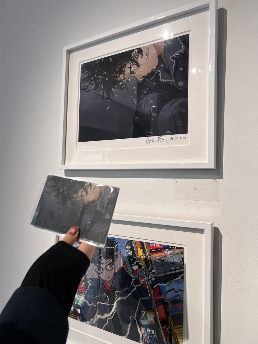 なとり×みなはむ深海記念展✨ 素敵な空間だった（ ; ; ） みなはむさん