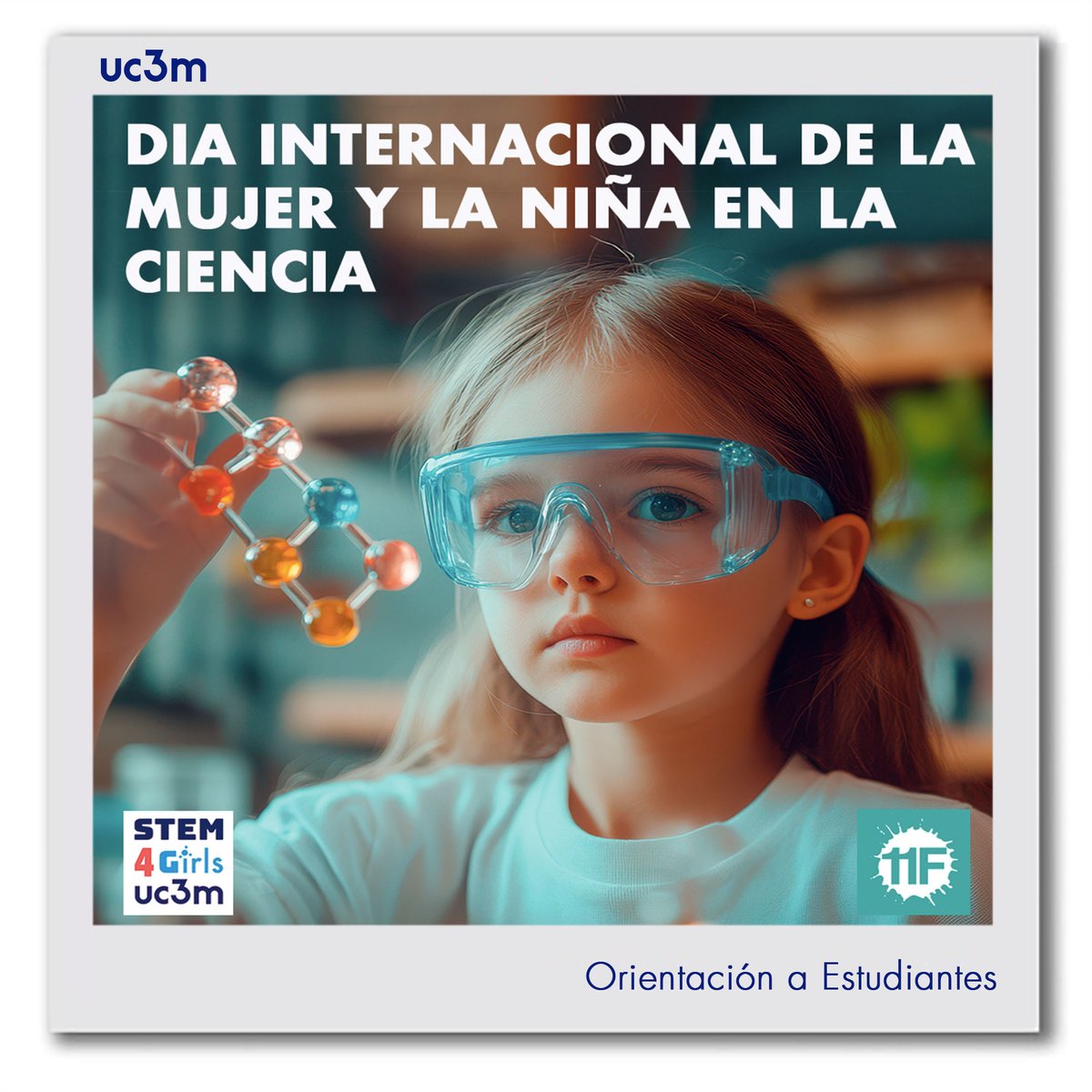 OrientacionUC3M's tweet photo. 👩‍🔬 Hoy es 11 de febrero: Día Internacional de la Mujer y la Niña en la Ciencia. ⚛️

En la @uc3m visibilizamos el talento femenino para inspirar y romper barreras.

¿Qué encontrarás?

 🔬 Talleres tecnológicos
🗣️ Charlas 
🎭 Teatro y arte 
📻 Radio

Agenda: https://t.co/40el1wcdP1 https://t.co/GDqpmI4dfL