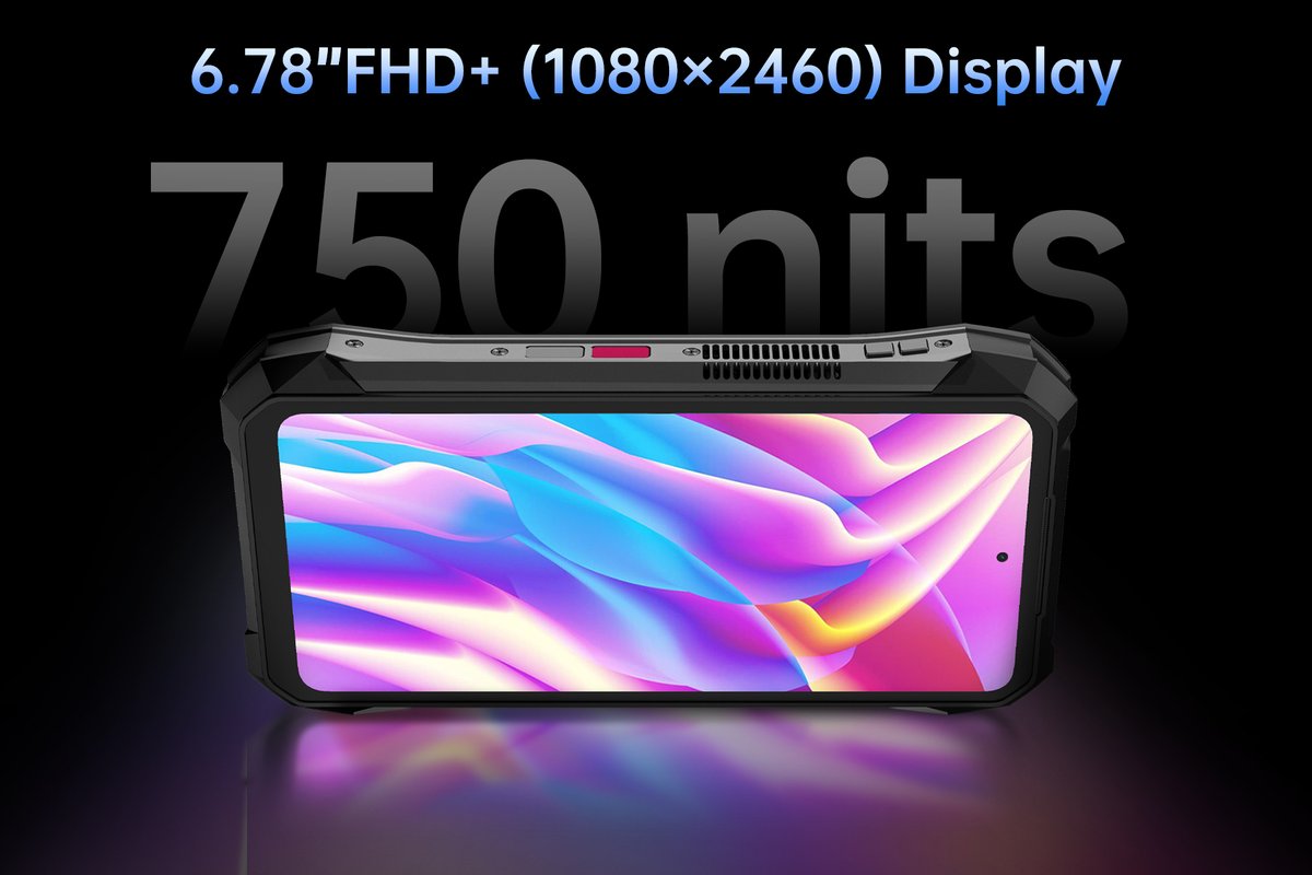 8849tech's tweet photo. A bright day needs a brighter screen.
TANK X uses a high-brightness LCD display with up to 750 nits peak brightness.
Limited-time offer👉 https://t.co/5nrhczuTCX
#8849TANKX #ProjectorPhone #Ruggedphone #MobileDisplay https://t.co/c6Zppae3aq
