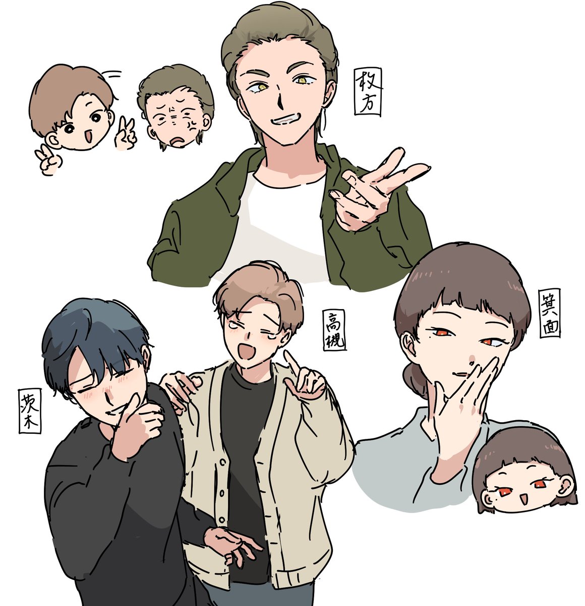 キタの方のらくがき