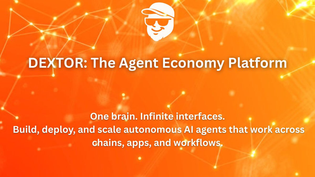 DextorChain's tweet photo. One central intelligence, limitless possibilities. Eliminate fragmentation and manage all your agents through a single, powerful layer. https://t.co/QCkg2J8cO7