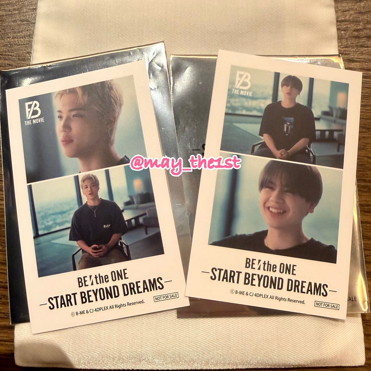 BE:the ONE -START BEYOND DREAMS- BE:FIRST 入場特典フォト風カード
