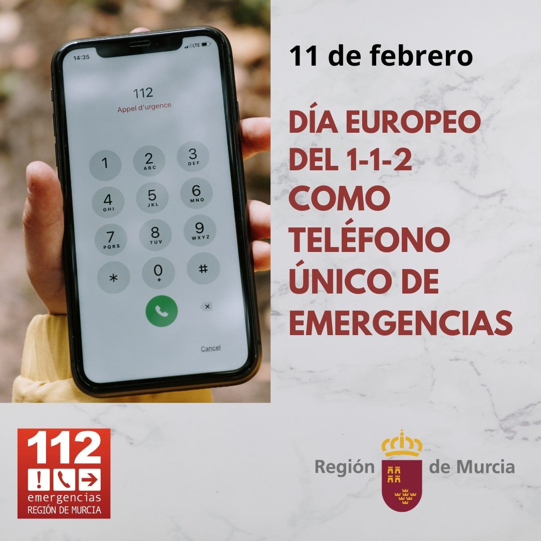 ConsejPresidRM's tweet photo. Hoy celebramos el Día Europeo ☎️1️⃣1️⃣2️⃣

Gracias a todos los profesionales que están detrás de este 𝐭𝐞𝐥é𝐟𝐨𝐧𝐨 ú𝐧𝐢𝐜𝐨 𝐝𝐞 𝐞𝐦𝐞𝐫𝐠𝐞𝐧𝐜𝐢𝐚𝐬
👏🏻 ¡Enhorabuena por vuestra gran labor!

#DíaEuropeo112 https://t.co/5Af52ZJhjr