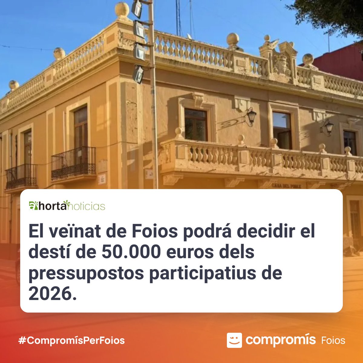 Compromís per Foios tweet media
