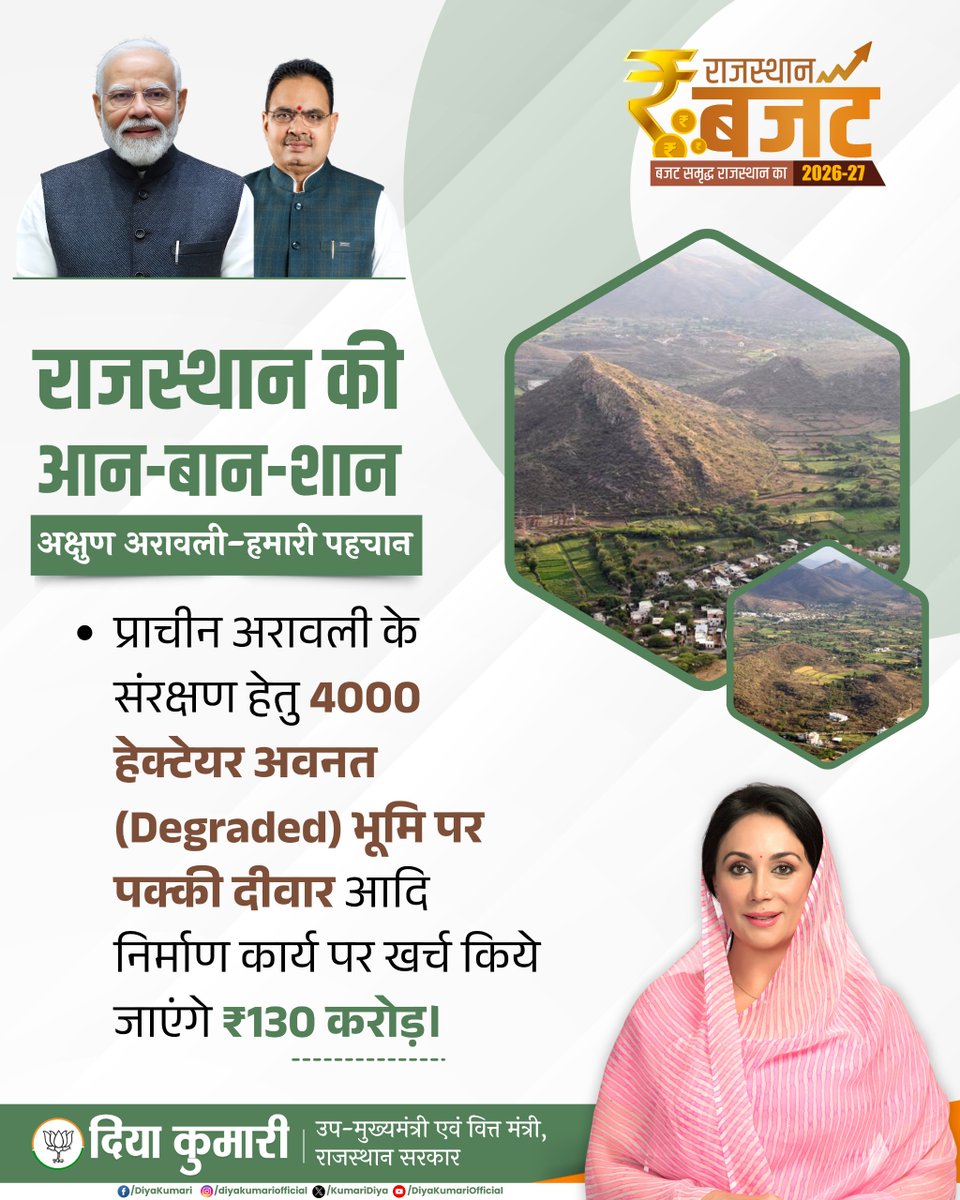 KumariDiya's tweet photo. राजस्थान की आन-बान-शान,
अक्षुण अरावली-हमारी पहचान..

#बजट_समृद्ध_राजस्थान_का https://t.co/7qeP3F0nzU