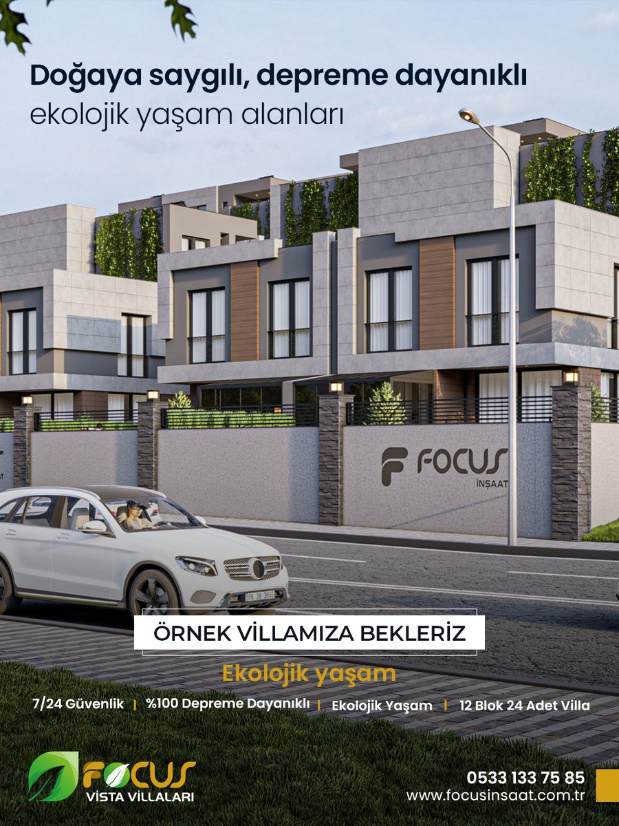 Focusinsaat's tweet photo. Doğaya saygılı, depreme dayanıklı ekolojik yaşam alanları✨
Örnek villamıza bekleriz...

☎ 0533 133 75 85
📩 info@focusinsaat.com.tr
📌 https://t.co/Bnz4OLkaEY

#focusinsaat #ekolojikyasam #depremedayanıklı #ağırçelik #Gaziantep https://t.co/i9v8IGlmCZ